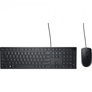 iSuper Wired USB Keyboard and Mouse Combo for Windows PC and Desktop Computer Black Color
